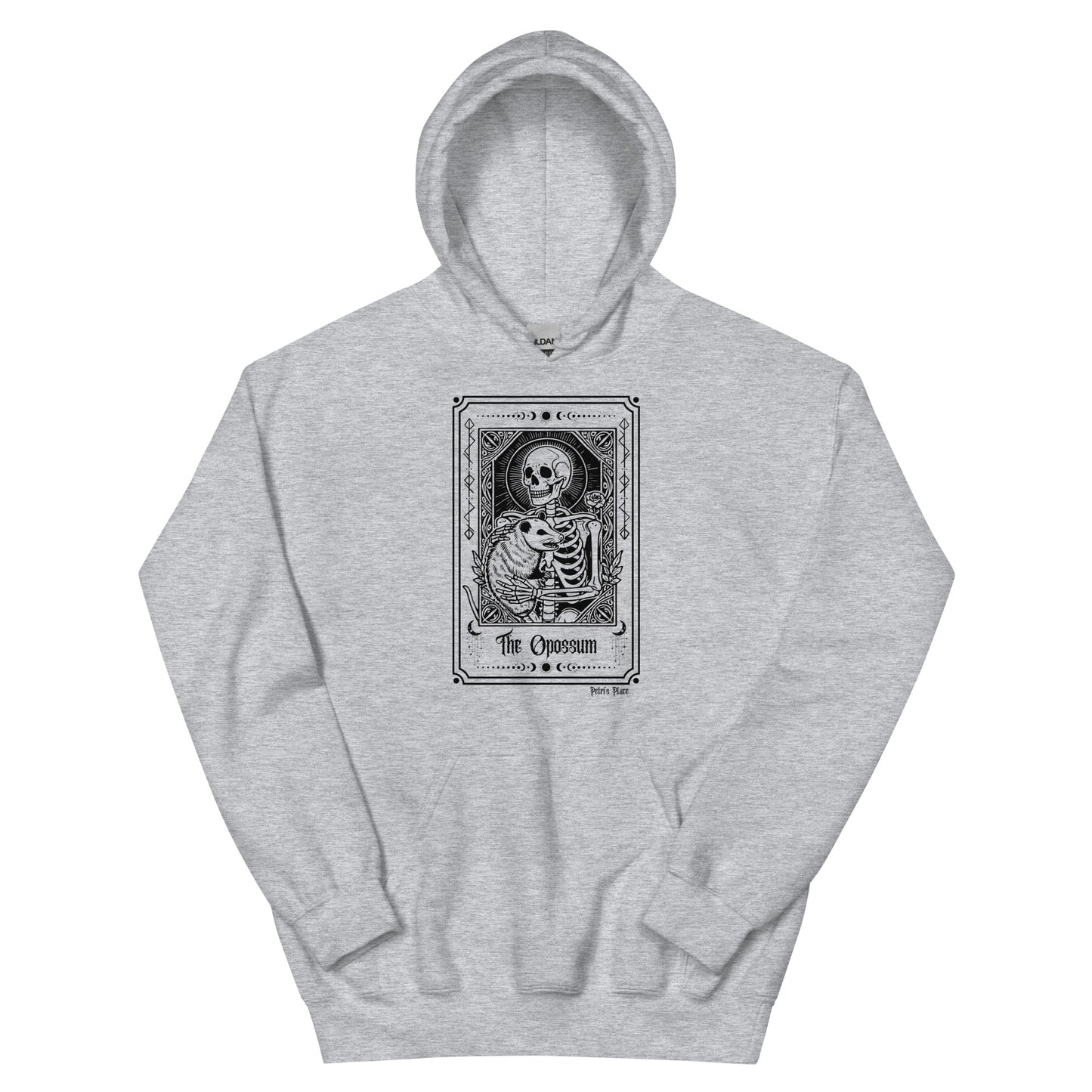 Skeleton & Opossum Unisex Tarot Hoodie (3 Colors)