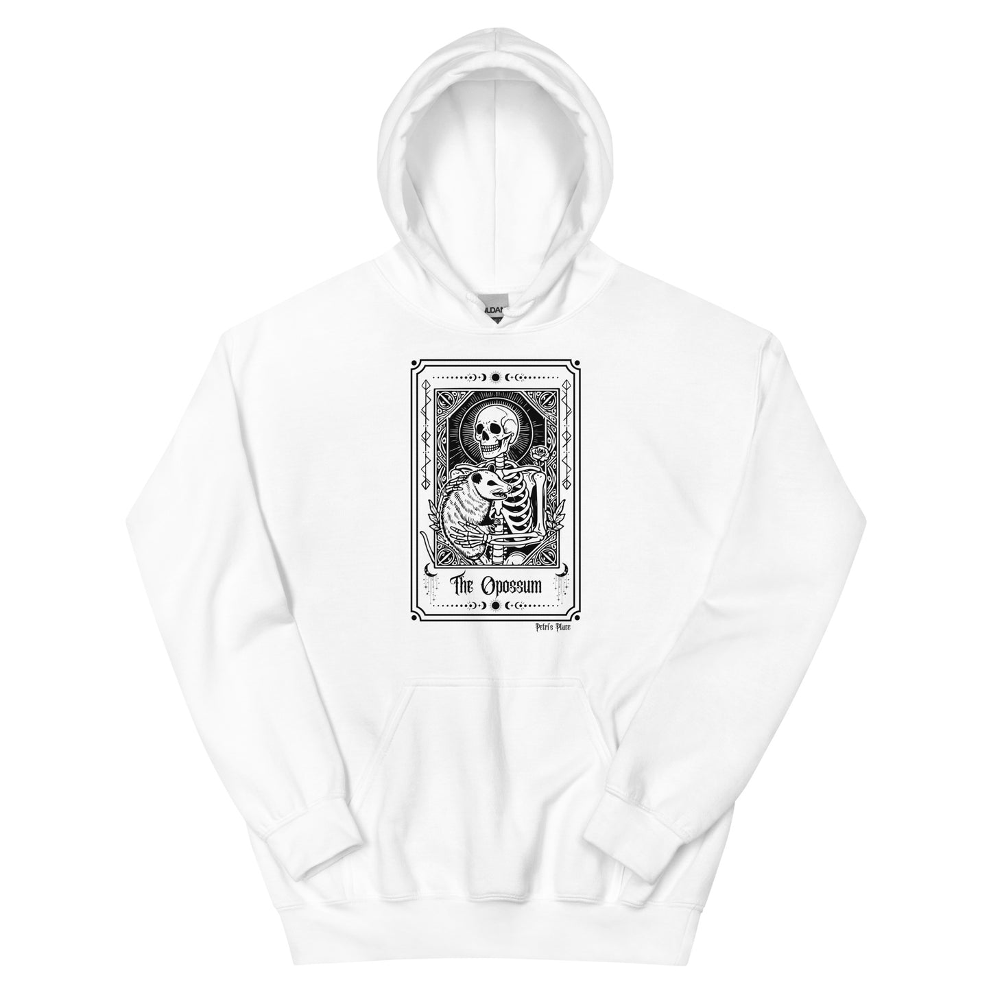 Skeleton & Opossum Unisex Tarot Hoodie (3 Colors)